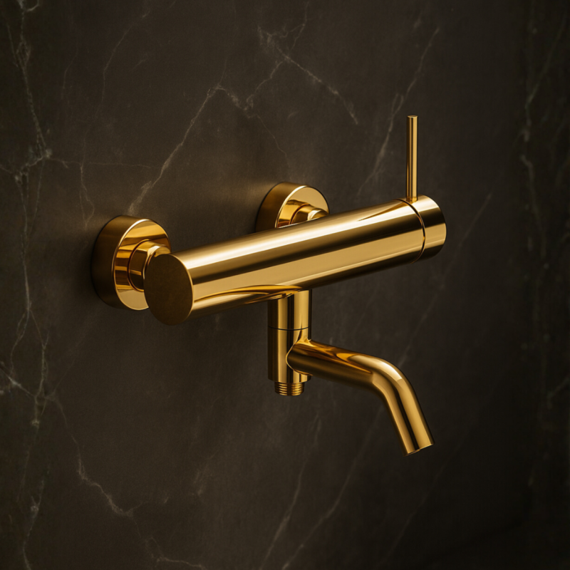 Bateria wannowa CASCADE model 1 SHINY GOLD