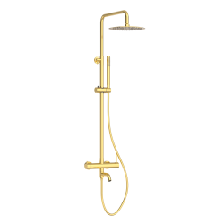 Bateria prysznicowa CASCADE zestaw 1 SHINY GOLD