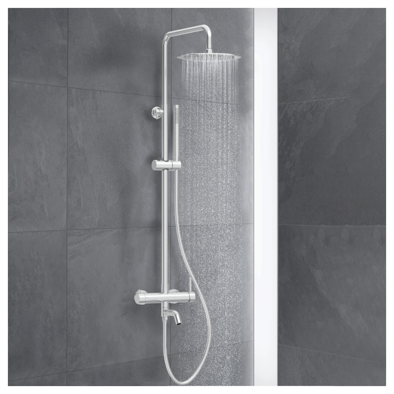 Bateria prysznicowa CASCADE zestaw 1 INOX