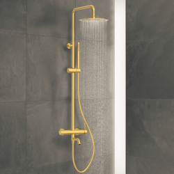 Bateria prysznicowa CASCADE zestaw 1 GOLD