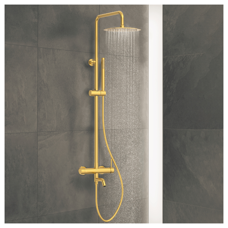 Bateria prysznicowa CASCADE zestaw 1 GOLD