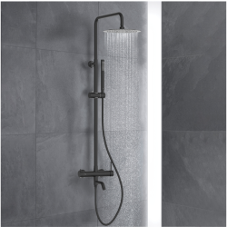 Bateria prysznicowa CASCADE zestaw 1 BLACK