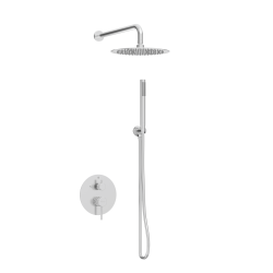 Bateria prysznicowa CASCADE zestaw 2  INOX