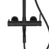 Bateria prysznicowa CASCADE zestaw 1 BLACK