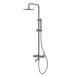 Bateria prysznicowa CASCADE zestaw 1 GUN METAL