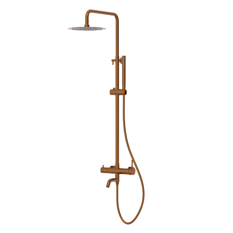 Bateria prysznicowa CASCADE zestaw 1 COPPER