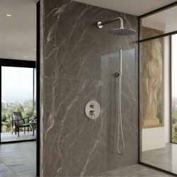 Bateria prysznicowa CASCADE zestaw 2  INOX
