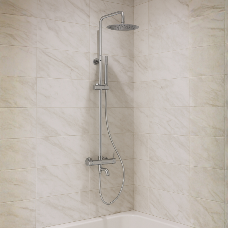 Bateria prysznicowa CASCADE zestaw 1 INOX