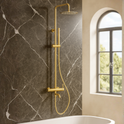 Bateria prysznicowa CASCADE zestaw 1 GOLD