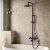 Bateria prysznicowa CASCADE zestaw 1 BLACK