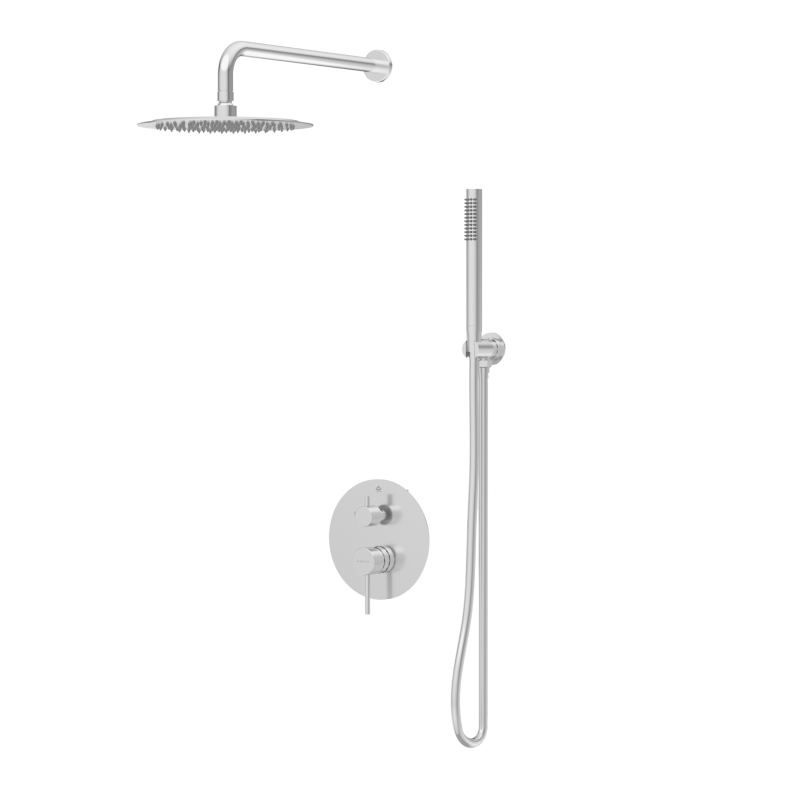 Bateria prysznicowa CASCADE zestaw 2  INOX