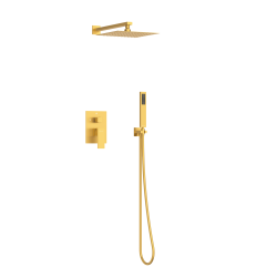 Bateria prysznicowa CASCADE zestaw 3 GOLD