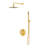 Bateria prysznicowa CASCADE zestaw 2 SHINY GOLD