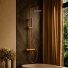 Bateria prysznicowa CASCADE zestaw 1 COPPER