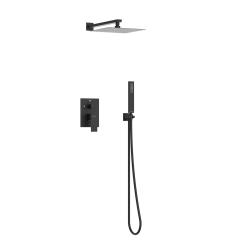 Bateria prysznicowa CASCADE zestaw 3 BLACK
