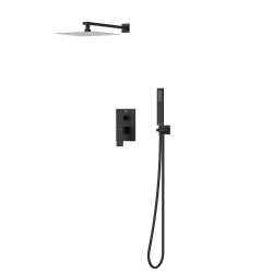 Bateria prysznicowa CASCADE zestaw 3 BLACK
