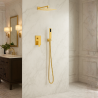 Bateria prysznicowa CASCADE zestaw 3 GOLD