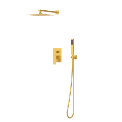 Bateria prysznicowa CASCADE zestaw 3 GOLD