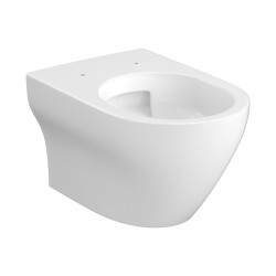 Cersanit LARGA PRO OVAL: Wisząca WC Miska Wirowa z Deska SLIM Wolnoopadającą