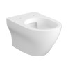Cersanit LARGA PRO OVAL: Wisząca WC Miska Wirowa z Deska SLIM Wolnoopadającą
