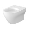 Cersanit LARGA PRO OVAL: Wisząca WC Miska Wirowa z Deska SLIM Wolnoopadającą