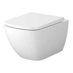 Cersanit Miska WC Vortex Zen Pro Square z Deską Wolnoopadającą Slim, spłukiwanie wirowe