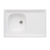Zlewozmywak 50x80 cm 1-komorowy z ociekaczem + SYFON GRATIS