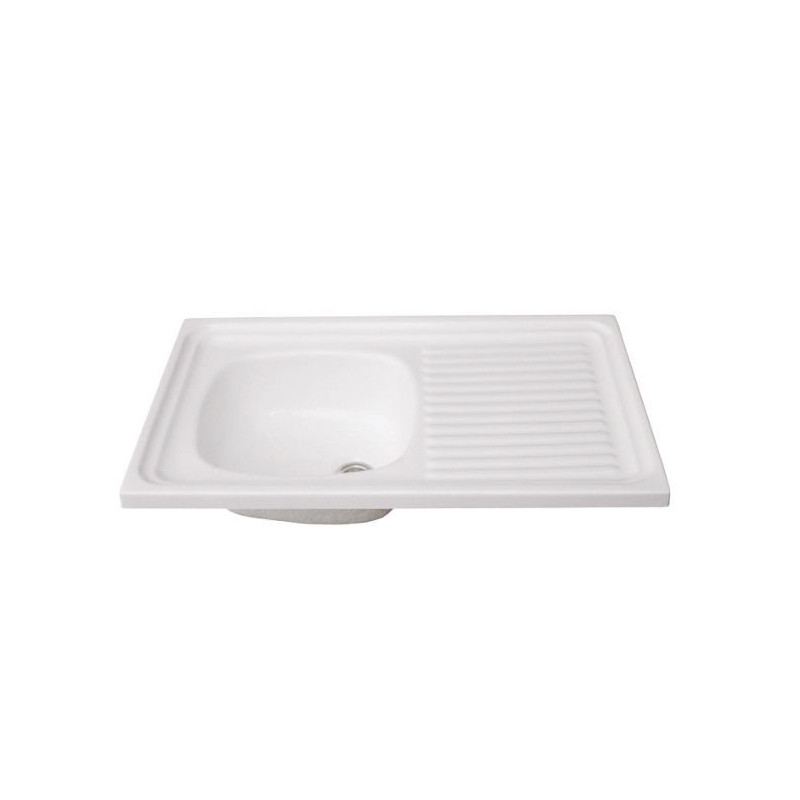 Zlewozmywak 50x80 cm 1-komorowy z ociekaczem + SYFON GRATIS