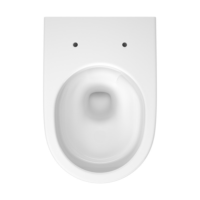 MISKA WC wisząca wirowa CERSANIT ZEN PRO OVAL vortex z deską wolnoopadającą SLIM S701-719