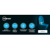 CERSANIT Miska wisząca WC city pro VORTEX MOONWAY SLIM podświetlenie led