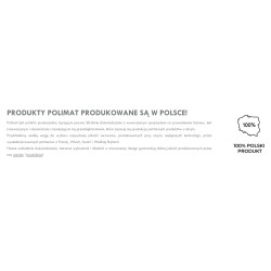 Polimat wanna prostokątna Capri 100x70 z syfonem chrom i nóżkami