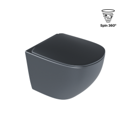 Excellent Luqa miska WC 48 cm wisząca bezrantowa  z system spłukiwania Spin 360
