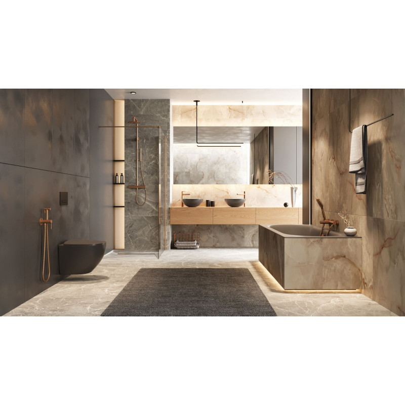 Excellent Luqa miska WC 48 cm wisząca bezrantowa  z system spłukiwania Spin 360