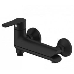 Luksusowa Bateria Wannowa YO! z Deszczownicą Oval Plus Black - Nowoczesny Design!