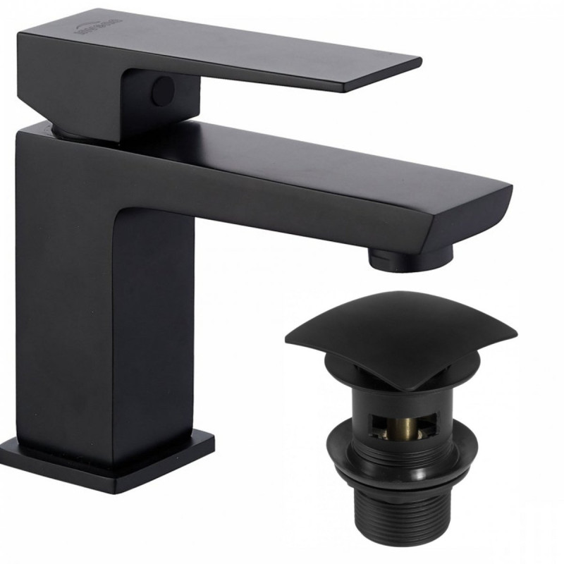 Stylowa Bateria Umywalkowa Paros Czarna - Elegancja w Twojej Łazience!