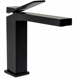 Czarna Bateria Umywalkowa Duet - Stylowa i Funkcjonalna!