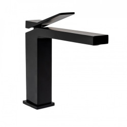 Czarna Bateria Umywalkowa Duet - Stylowa i Funkcjonalna!