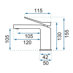 Czarna Bateria Umywalkowa Duet - Stylowa i Funkcjonalna!