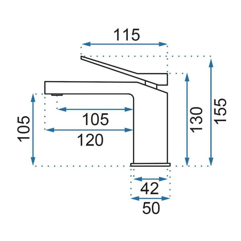 Czarna Bateria Umywalkowa Duet - Stylowa i Funkcjonalna!