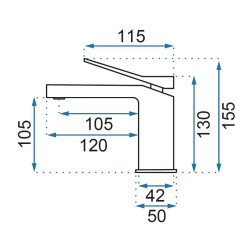 Czarna Bateria Umywalkowa Duet - Stylowa i Funkcjonalna!