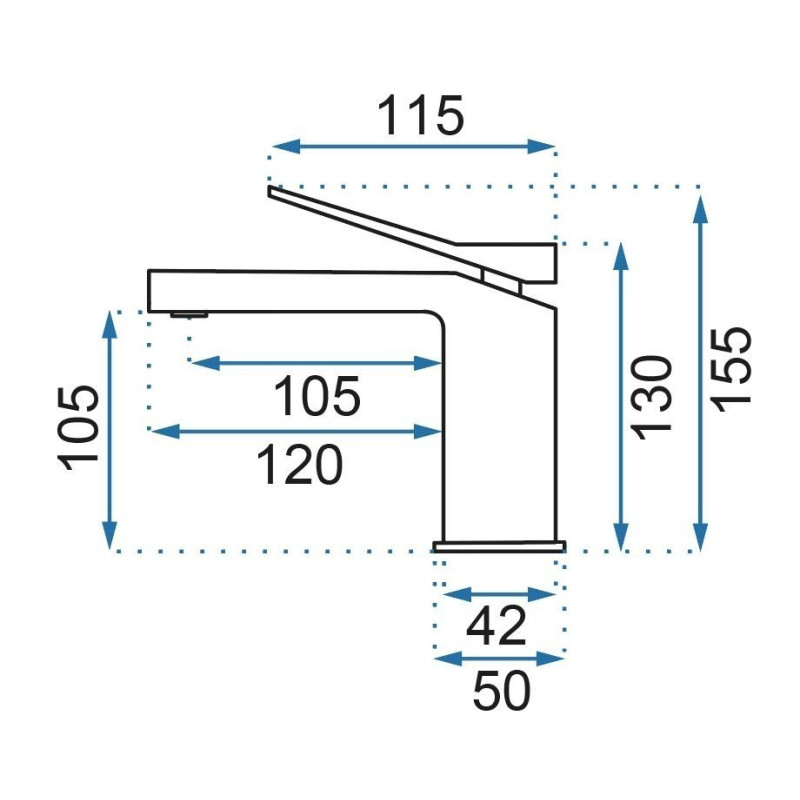 Czarna Bateria Umywalkowa Duet - Stylowa i Funkcjonalna!