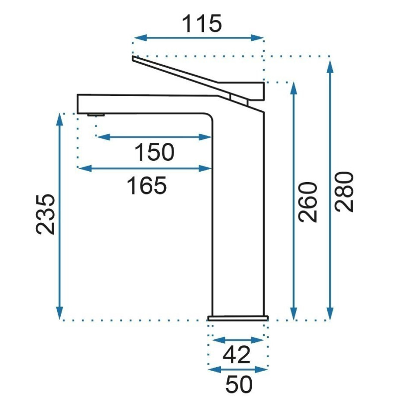 Elegancka Bateria Umywalkowa Duet Złota Wysoka do Twojej Łazienki!