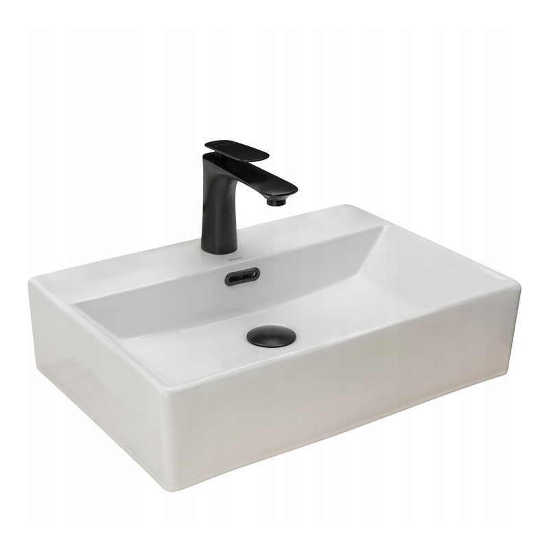 Stylowa Umywalka Bonita - Uniwersalna Montaż Nablatowy/Ścienny