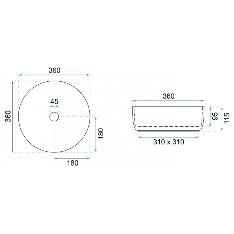 Ekskluzywna Umywalka Nablatowa SAMI Marble Matt - Styl i Elegancja dla Twojej Łazienki
