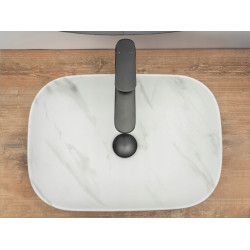 Ekskluzywna Umywalka Nablatowa Belinda Marble Matt - Nowoczesny Styl i Elegancja