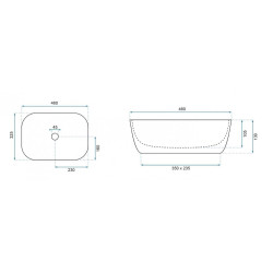 Ekskluzywna Umywalka Nablatowa Belinda Marble Matt - Nowoczesny Styl i Elegancja