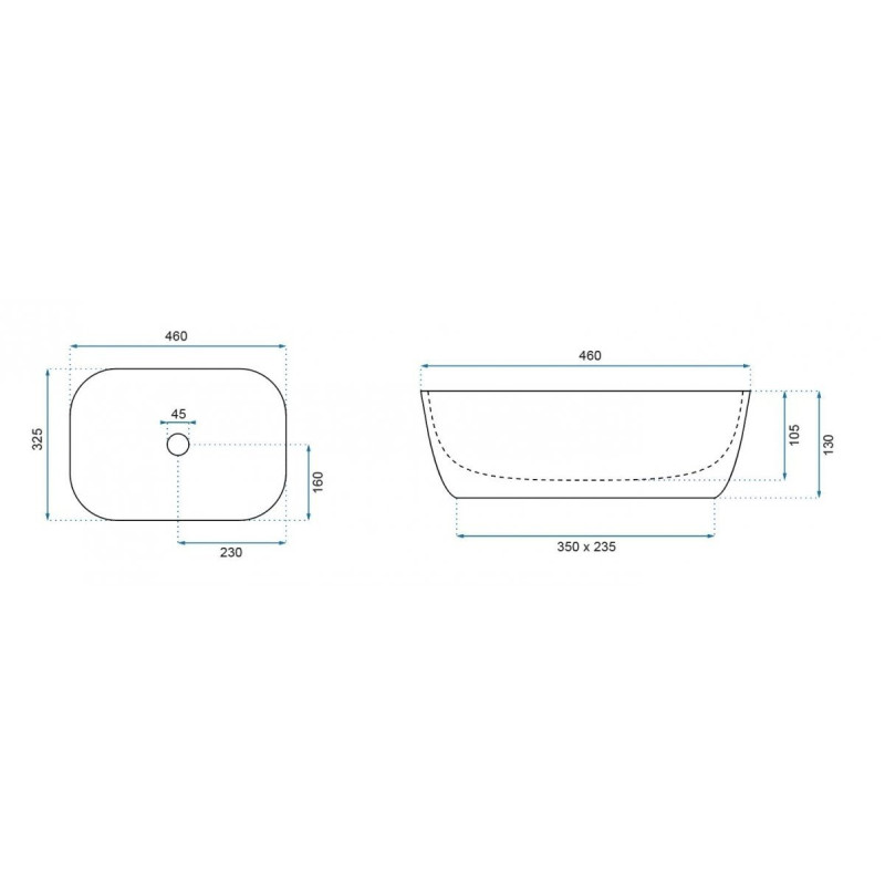 Ekskluzywna Umywalka Nablatowa Belinda Marble Matt - Nowoczesny Styl i Elegancja