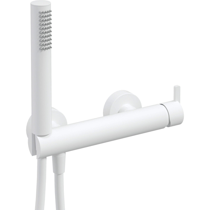 Nowoczesna Bateria Prysznicowa Bianco z Funkcją Anti-calc i Cool-Out, Mosiężna, Jednouchwytowa