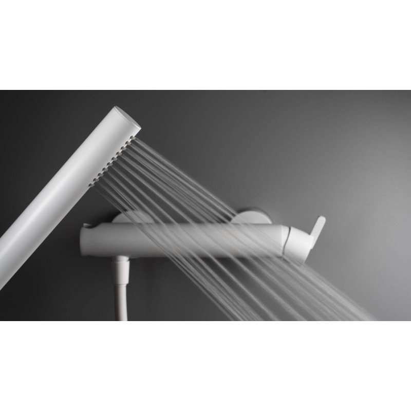 Nowoczesna Bateria Prysznicowa Bianco z Funkcją Anti-calc i Cool-Out, Mosiężna, Jednouchwytowa