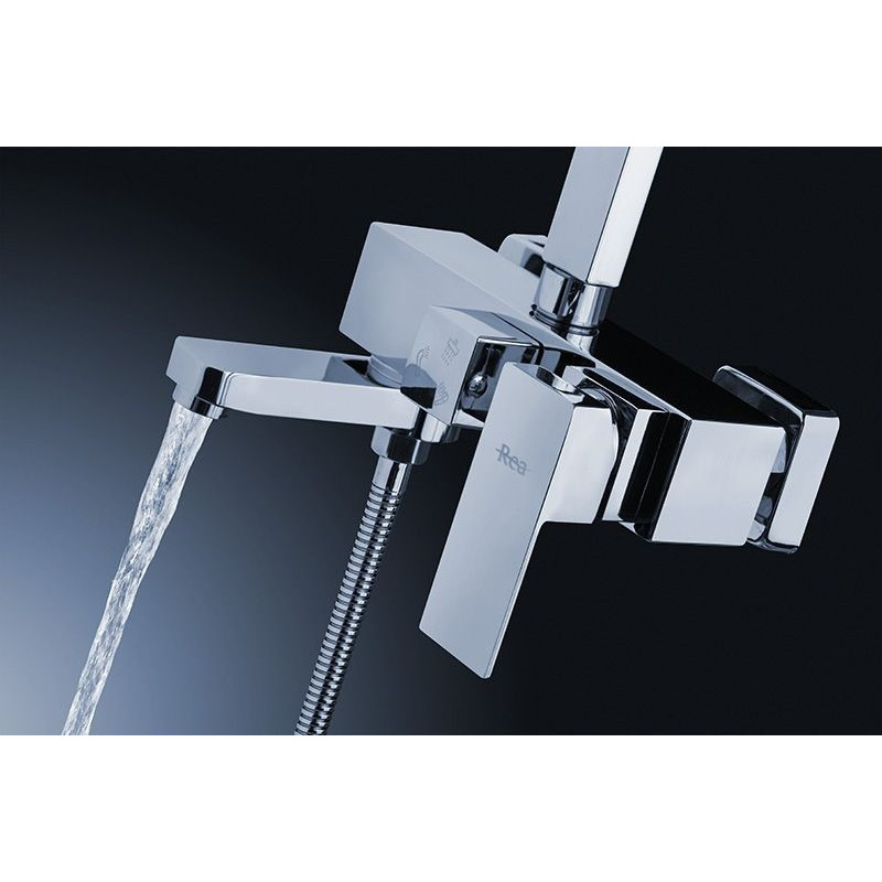 Elegancki Zestaw Prysznicowy NAVARO w Chromowanym Wykończeniu